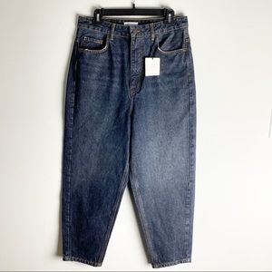 Zara High Rise Dark Blue Women's Jeans